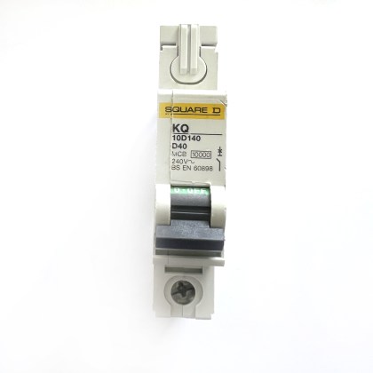 Square D KQ 10D140 D40 40A 40 Amp MCB Circuit Breaker Type D